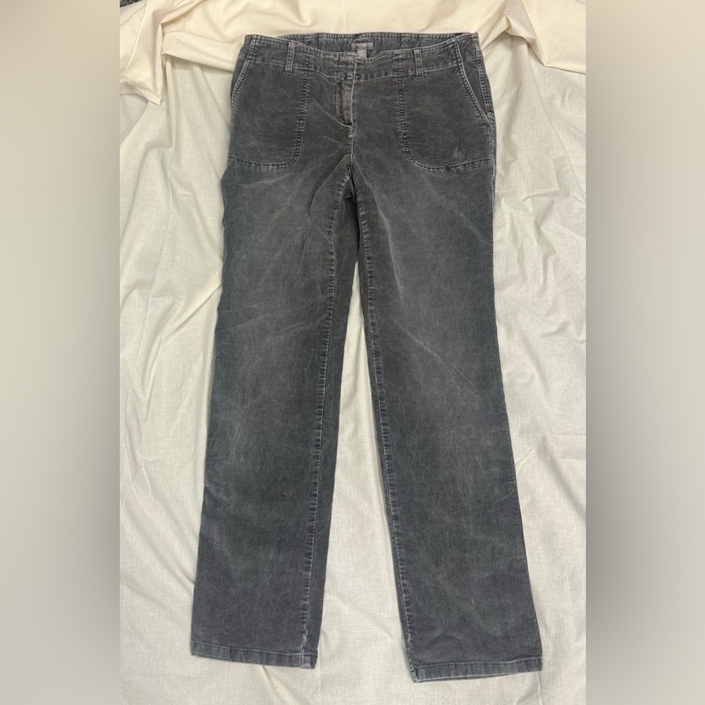 J. Jill Heather Gray cord Stretch Pants
